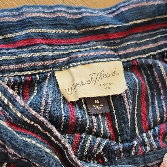 Universal Thread Multicolor Striped Top - Picture 2 of 3